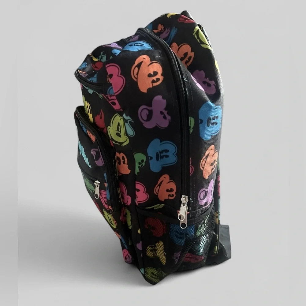 Disney Parks Disney World Mickey Mouse All Over Logo‎ Backpack Bag